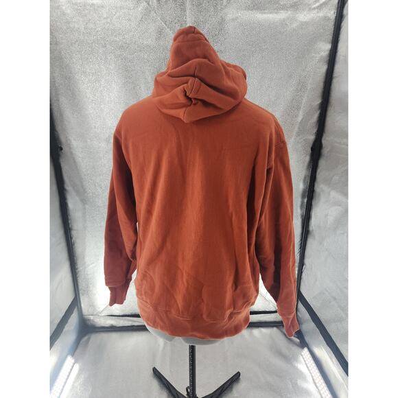 Champion Reverse Weave Hoodie Women's L Orange Sweater Active Athletic - Picture 9 of 9